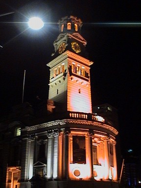  auckland town hall on diwali day